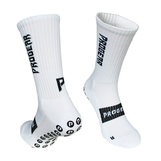 PROGEAR Grip Socks - White